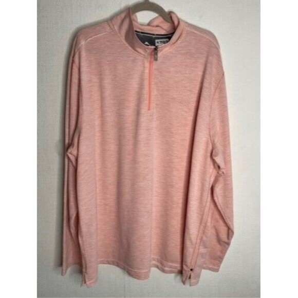 NWOT Tommy Bahama Coasta Vera Half-Zip Mockneck Long Sleeve T-Shirt Men Size 3XL - Picture 1 of 13